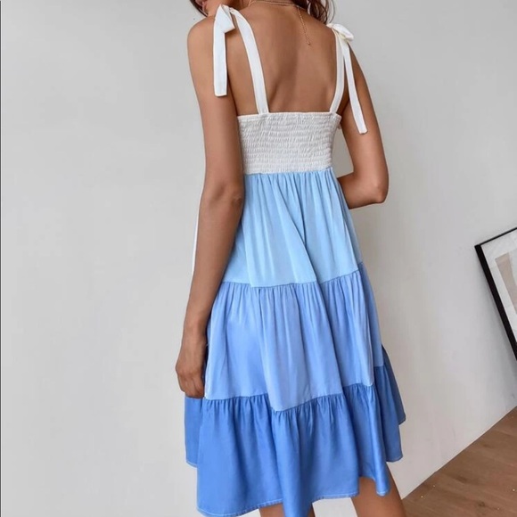 Boho color block cami dress - Picture 2 of 6